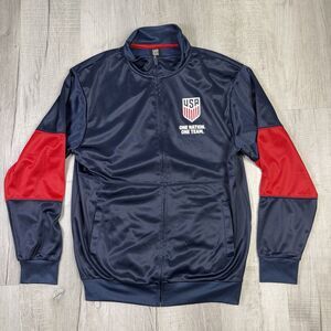 United States Soccer USA Men’s World Cup Quarter Zip Navy Size Medium Soccer Q